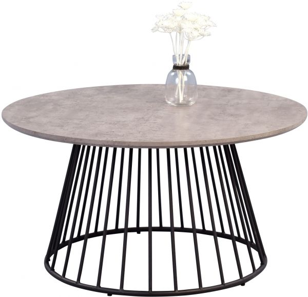 Couchtisch Beistelltisch OLFE 50,5x80 cm Dekor Betonoptik