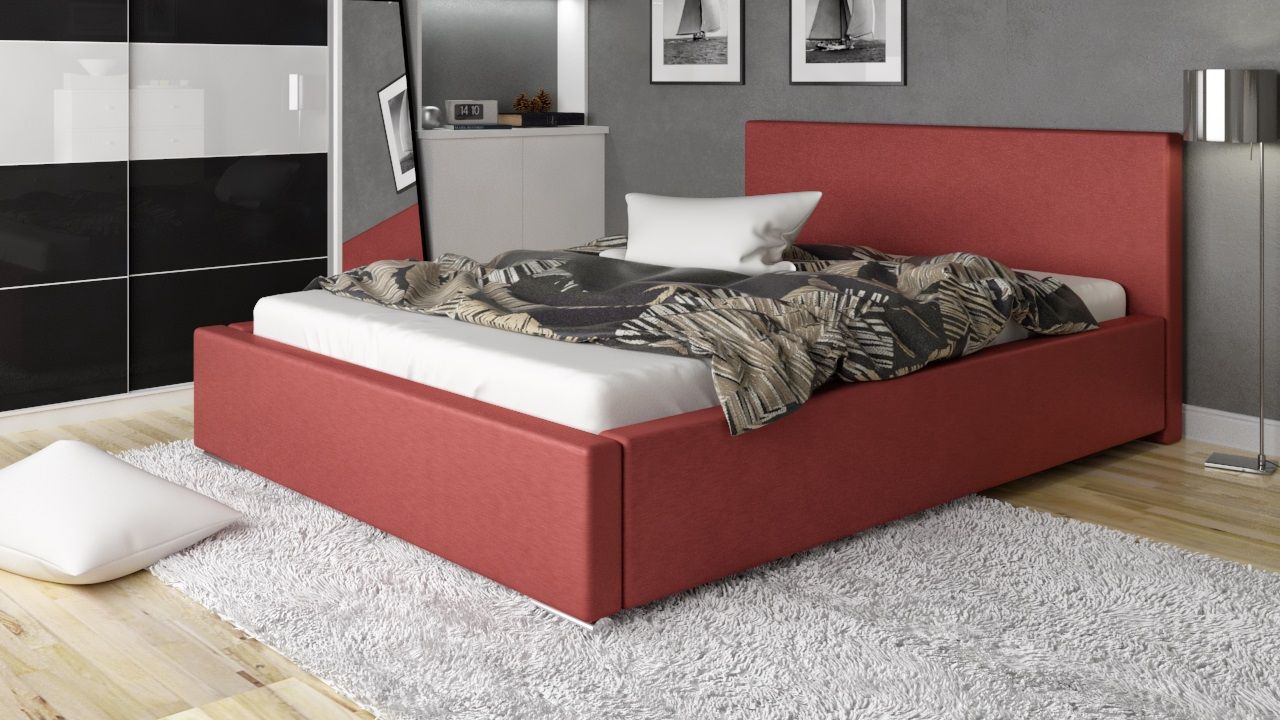 Polsterbett Bett Doppelbett NELIO 160x200cm inkl.Bettkasten