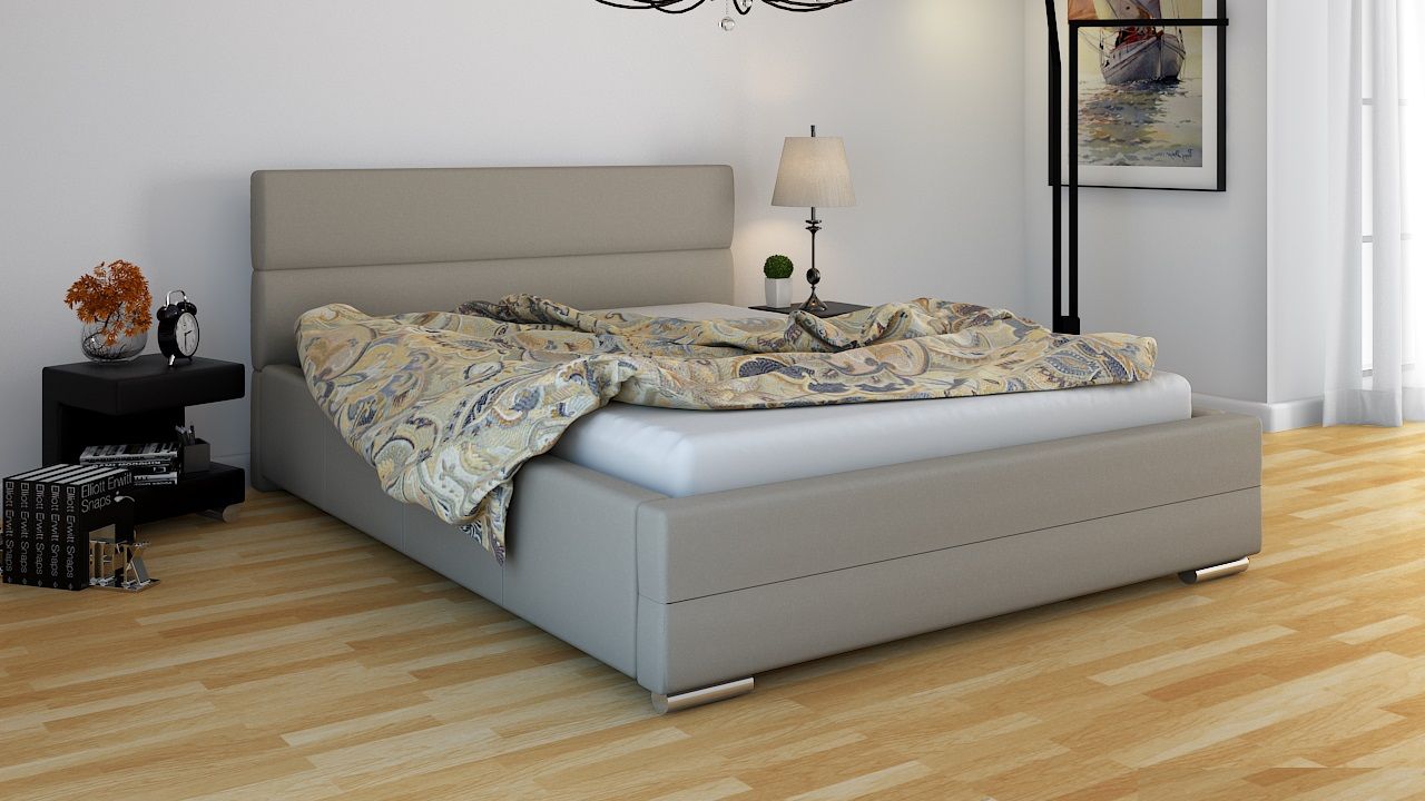 Polsterbett Bett Doppelbett PIERO 160x200cm inkl.Bettkasten