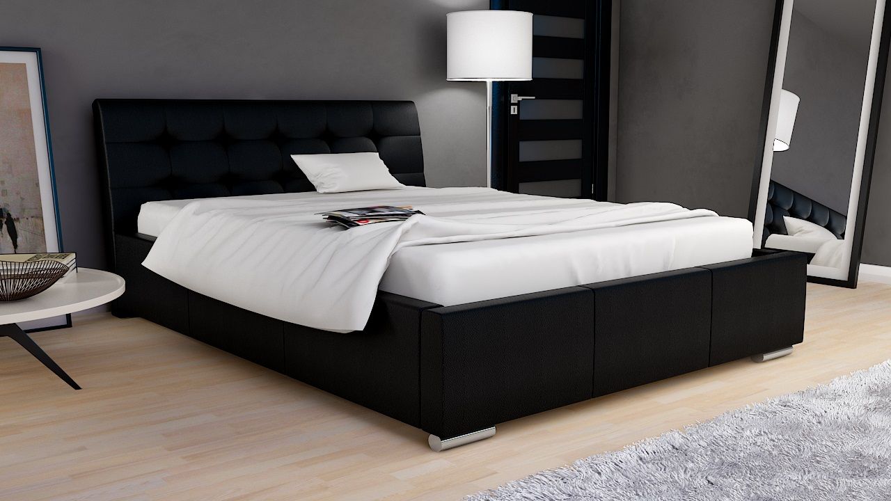 Polsterbett Bett Doppelbett MICA 140x200cm inkl.Bettkasten