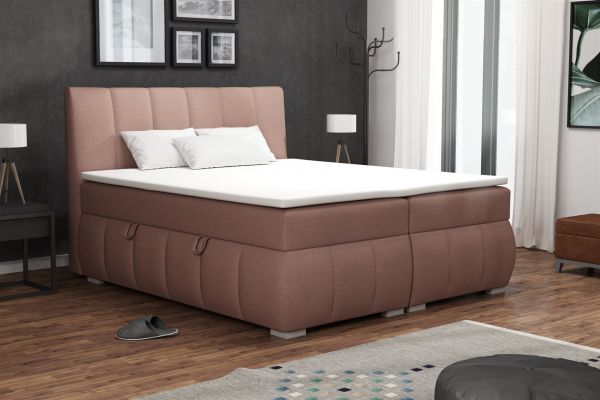 Boxspringbett Schlafzimmerbett VINCENZA 180x200cm inkl.Bettkasten
