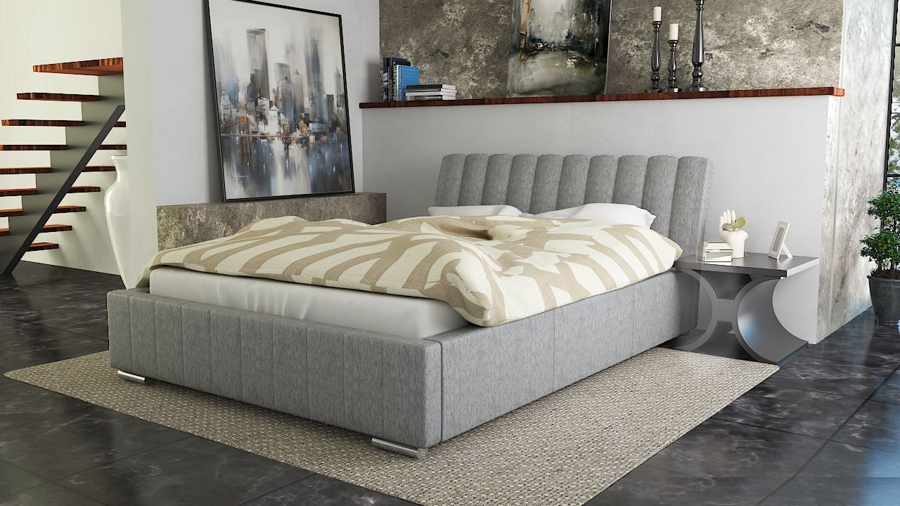 Polsterbett Bett Doppelbett IVANO 160x200cm inkl.Bettkasten