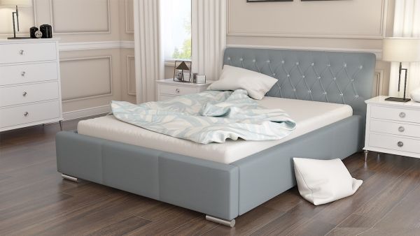 Polsterbett Bett Doppelbett BIAGIO 160x200cm inkl.Lattenrost