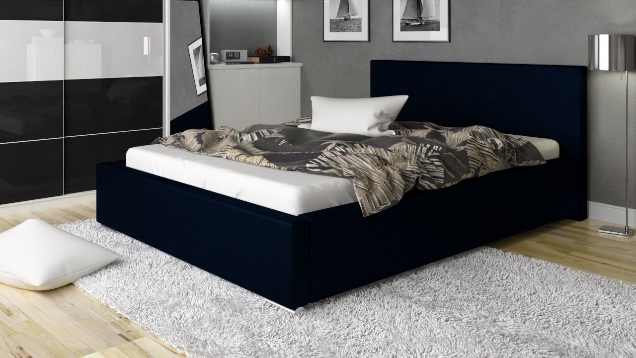 Polsterbett Bett Doppelbett NELIO 160x200cm inkl.Bettkasten