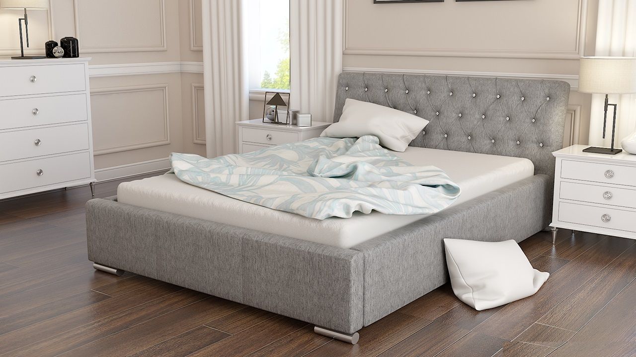 Polsterbett Bett Doppelbett BIAGIO 160x200cm inkl.Lattenrost