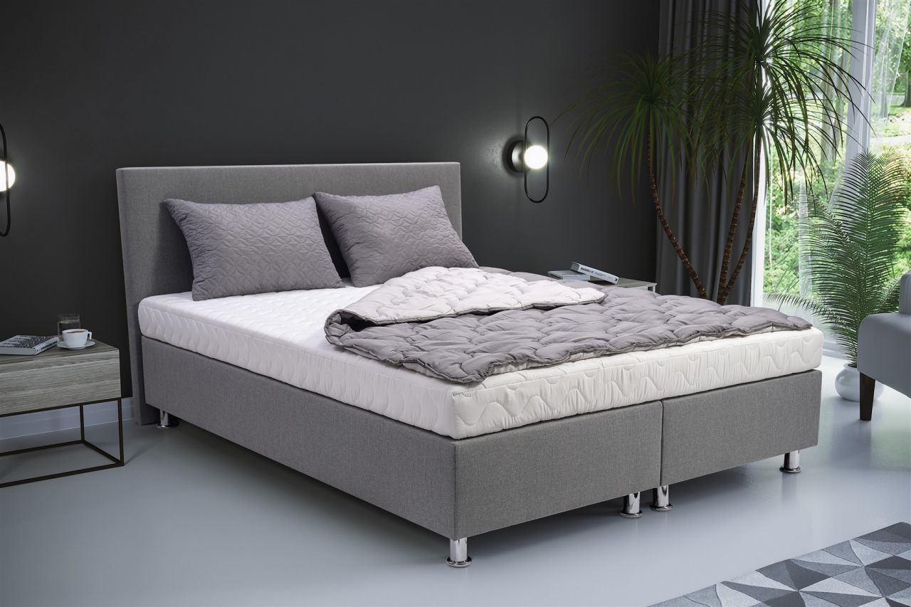 Polsterbett Schlafzimmerbett MADIN 180x200cm Komplettset