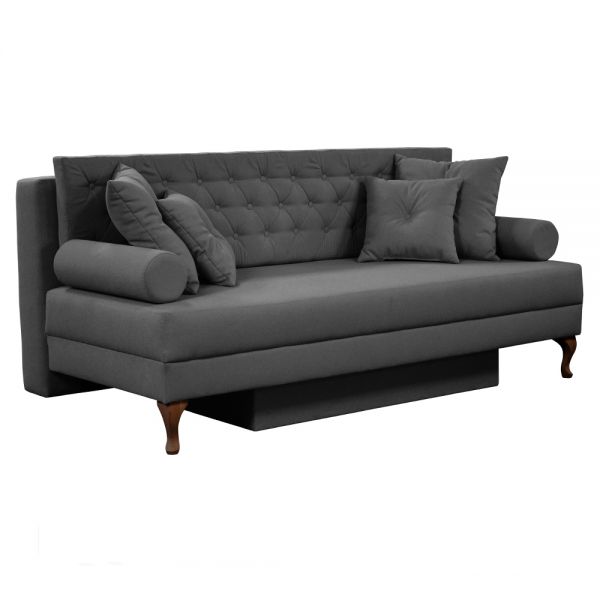 Polstersofa Sofa 3-Sitzer NANDO Massivholz Buche